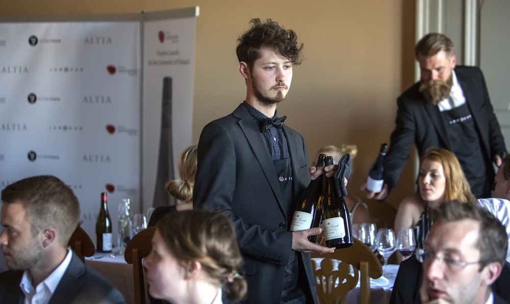 Sommelier Justus Mättö