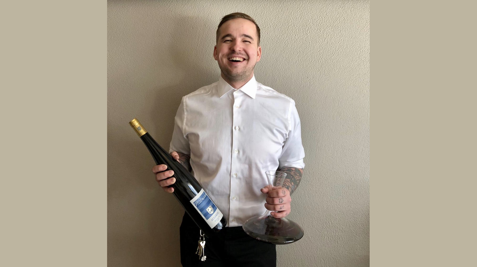 Sommelier Severi Lukkarinen