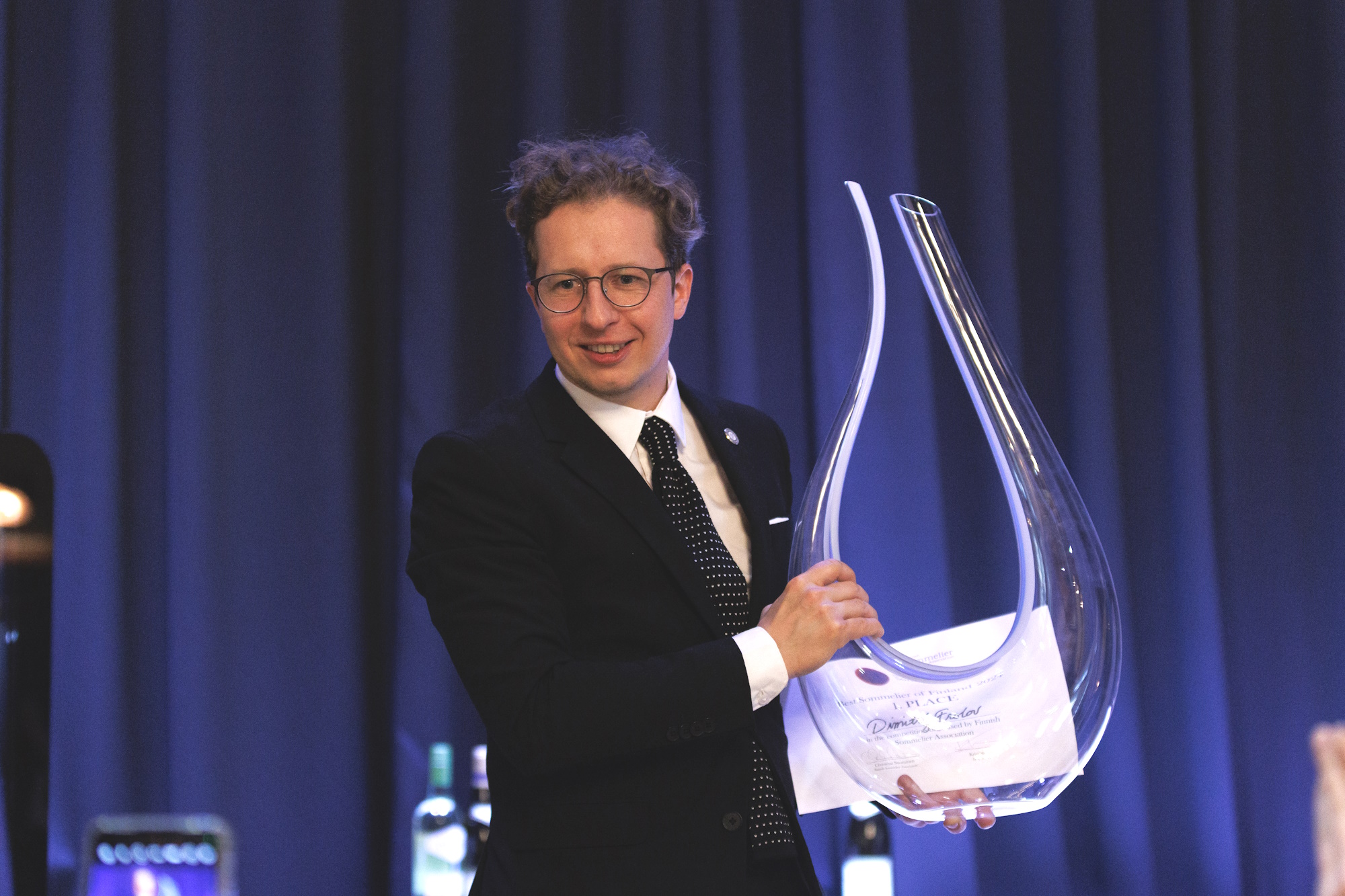 Suomen paras sommelier 2024 on Dmitrii Frolov