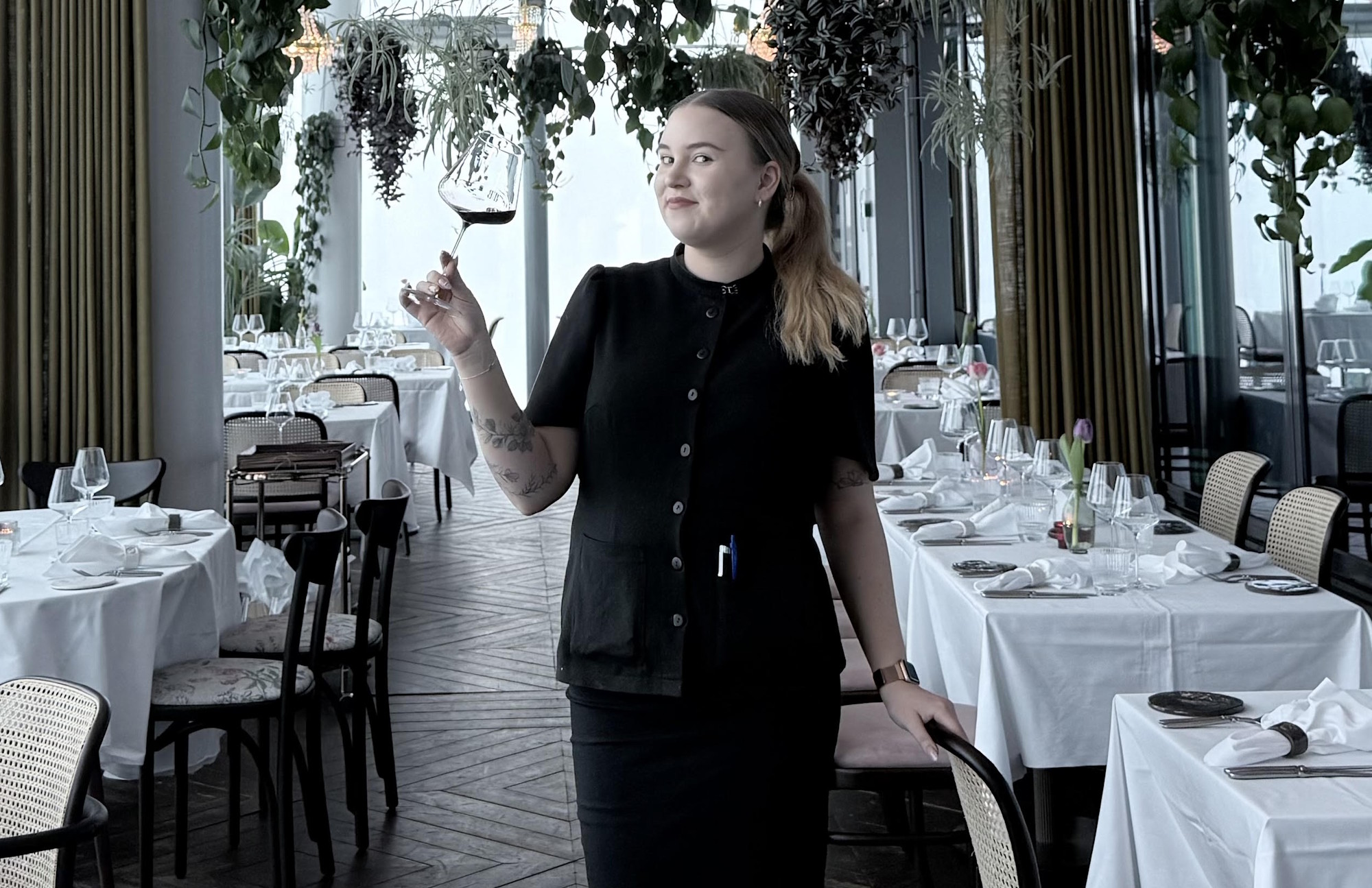 Sommelier Leila Karhunen